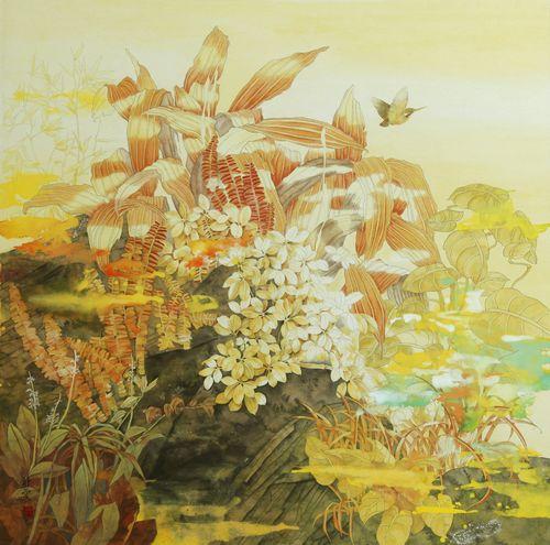《麗日》工筆重彩 120×120cm 梁靜雯.jpg